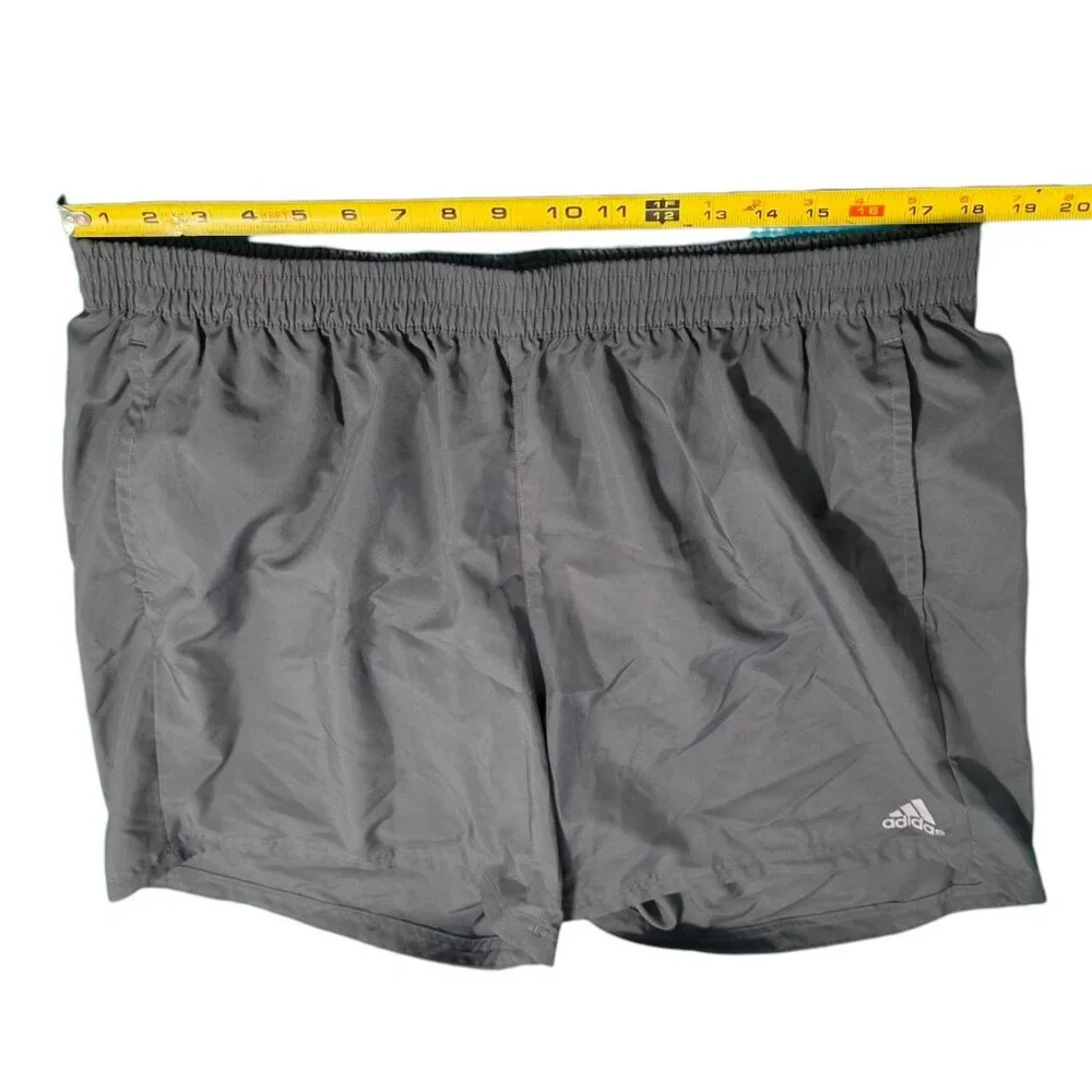 Adidas Aeroready Running Shorts Mens 2XL Liner Gray Lightweight Fitness Athletic - Picture 10 of 10